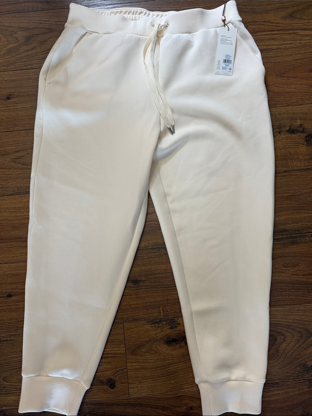 CALIA by Carrie Underwood Cream Drawstring Jogger Pants
